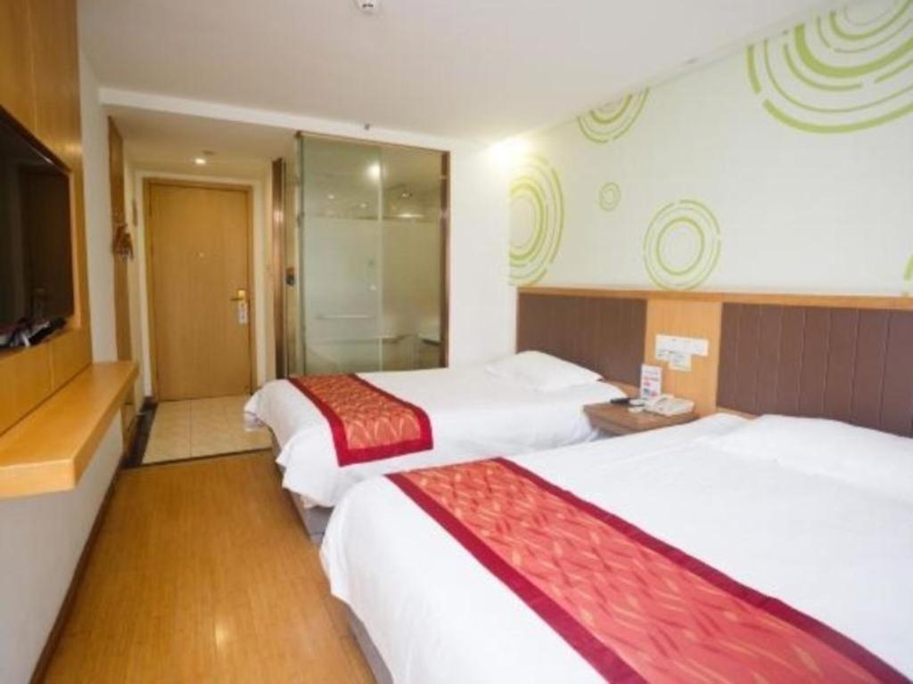 Greentree Inn Zhejiang Ningbo South Railway Station Express Hotel מראה חיצוני תמונה